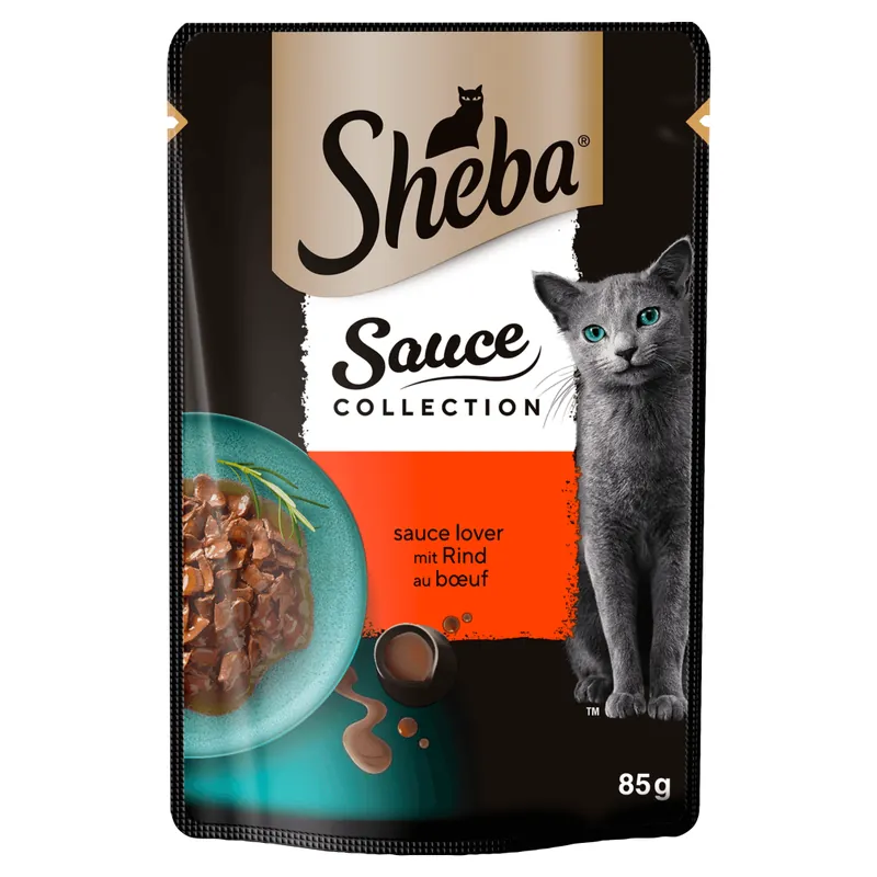 Kup teraz Sheba Sauce Collection 85g Mokra Karma Dla Kota Kawałki z Wołowiną w Sosie