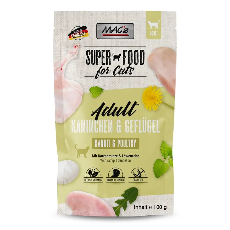 MAC‘s Cat Mokra Karma Dla Kota Królik Drób 100g Do wyczerpania zapasów