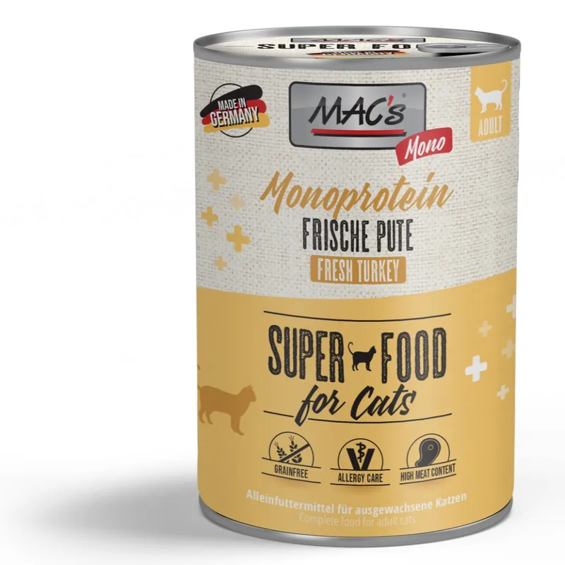 MAC‘s Cat Mokra Karma Monoproteinowa Dla Kota Indyk 400g Najlepsza cena