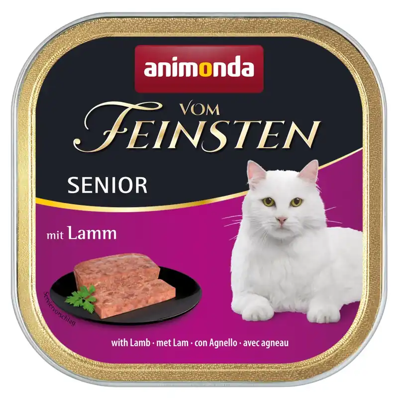 Sprawdź teraz Animonda Vom Feinsten Senior 100g Mokra Karma dla Kota z Jagnięciną