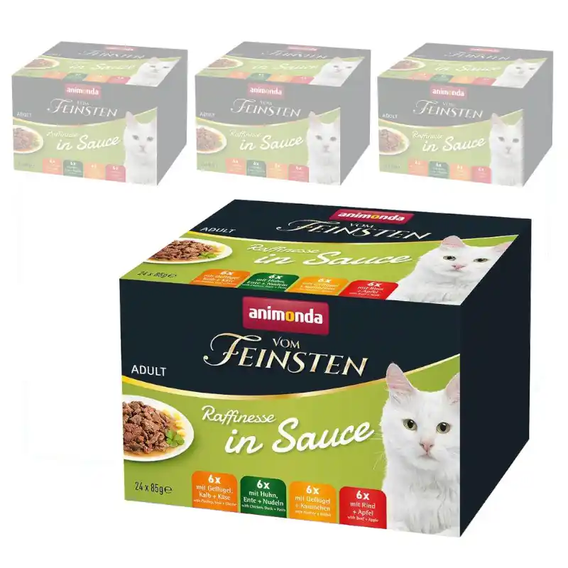 Animonda Vom Feinsten Raffinesse Adult 96x85g Mixpack Mokra Karma dla Kota w Sosie Oferta limitowana