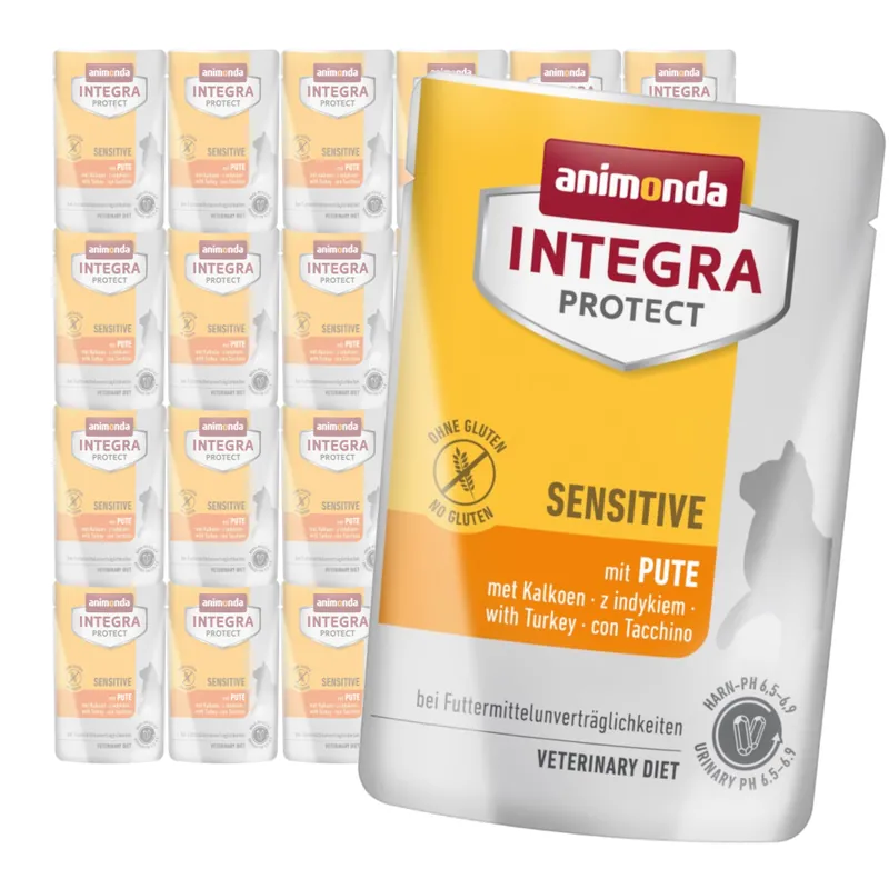 Animonda Integra Protect Sensitive 24x85g Mokra Karma Dla Kota Z Nadwrażliwością Pokarmową Indyk Taniej