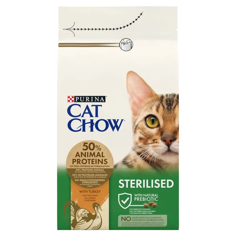 Purina Cat Chow Sterilised 1,5kg Sucha Karma Dla Kota Sterylizowanego Z Indykiem Oferta