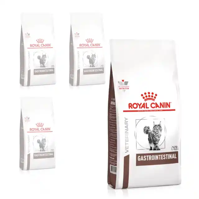 Royal Canin Veterinary Gastrointestinal 4x400g Sucha Karma Dla Kotów Z Wrażliwym Układem Pokarmowym Cena promocyjna
