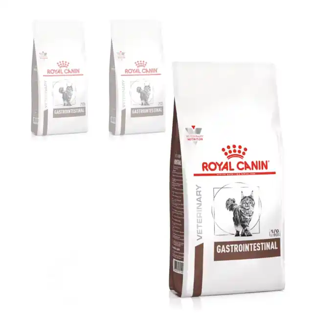 Royal Canin Veterinary Gastrointestinal 3x400g Sucha Karma Dla Kotów Z Wrażliwym Układem Pokarmowym Darmowy zwrot