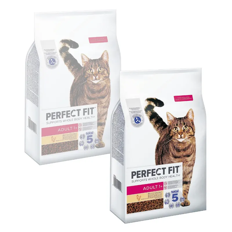 Wyjątkowa oferta Perfect Fit Adult z Kurczakiem 2x7kg Sucha Karma Dla Dorosłych Kotów