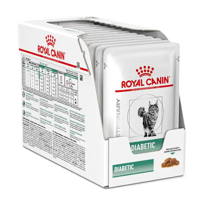 Tylko dziś Royal Canin Veterinary Diabetic 12x85g Mokra Karma W Sosie Dla Dorosłych Kotów Kontrola Glukozy