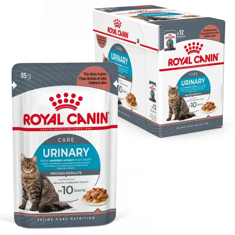 Do wyczerpania zapasów Royal Canin FCN Urinary Care w Sosie 12x85g Karma Mokra Dla Kotów Ochrona Dolnych Dróg Moczowych