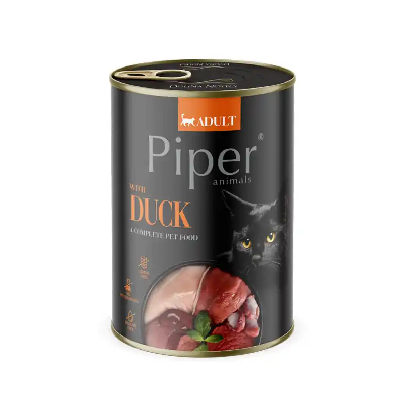 Mokra karma dla kota Piper Animals z kaczką 400 g Darmowy zwrot