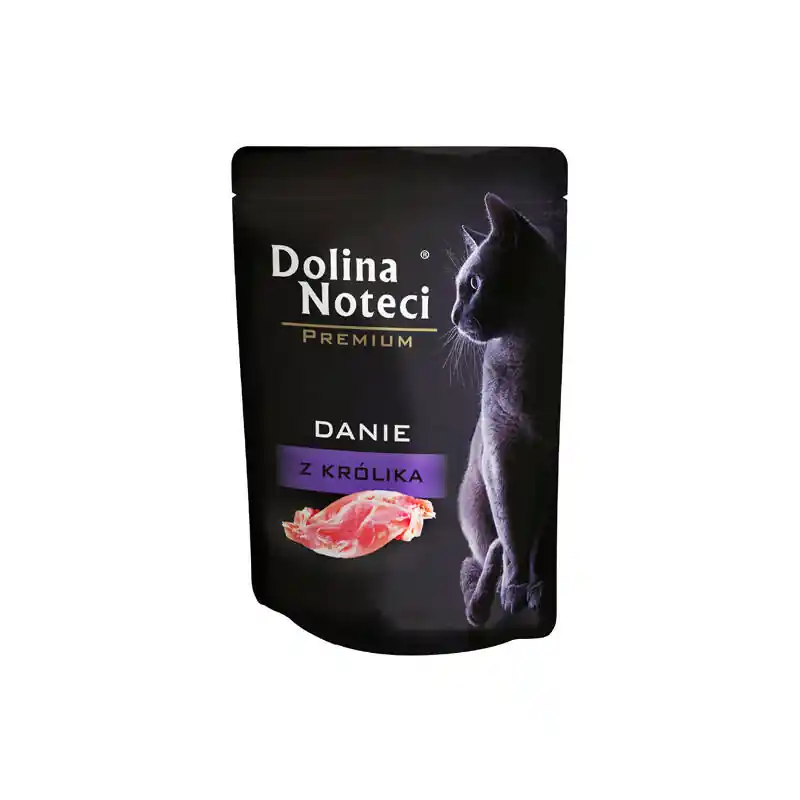 Mokra karma dla kota Dolina Noteci Premium danie z królika 85 g Taniej