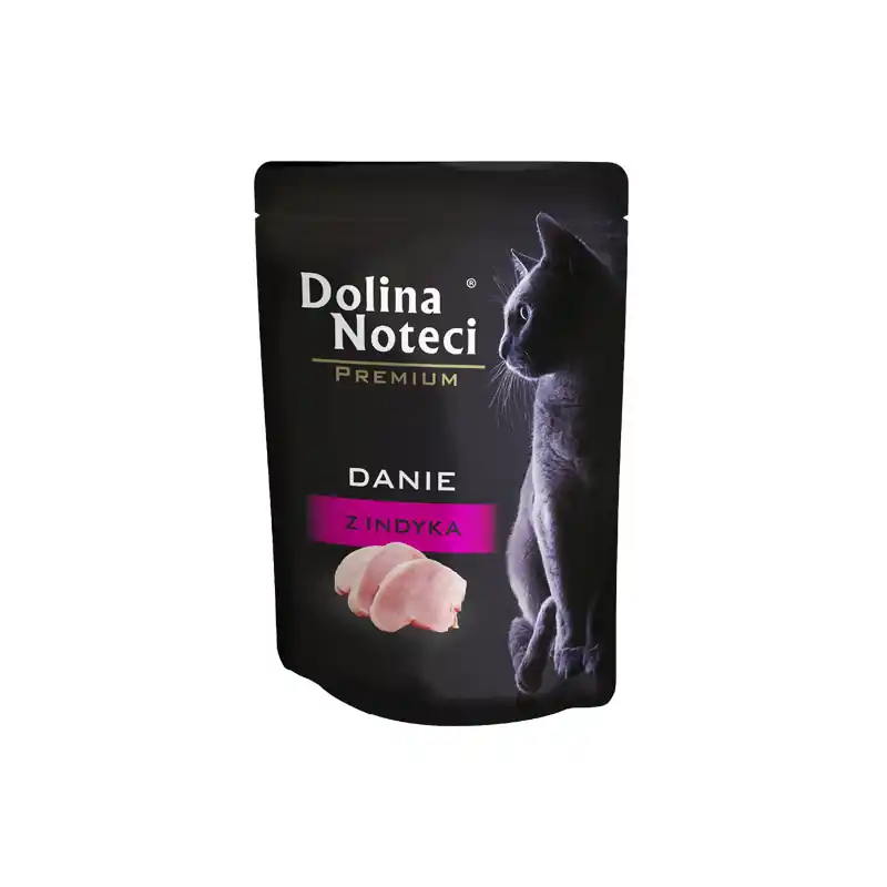 Mokra karma dla kota Dolina Noteci Premium danie z indyka 85 g Super okazja