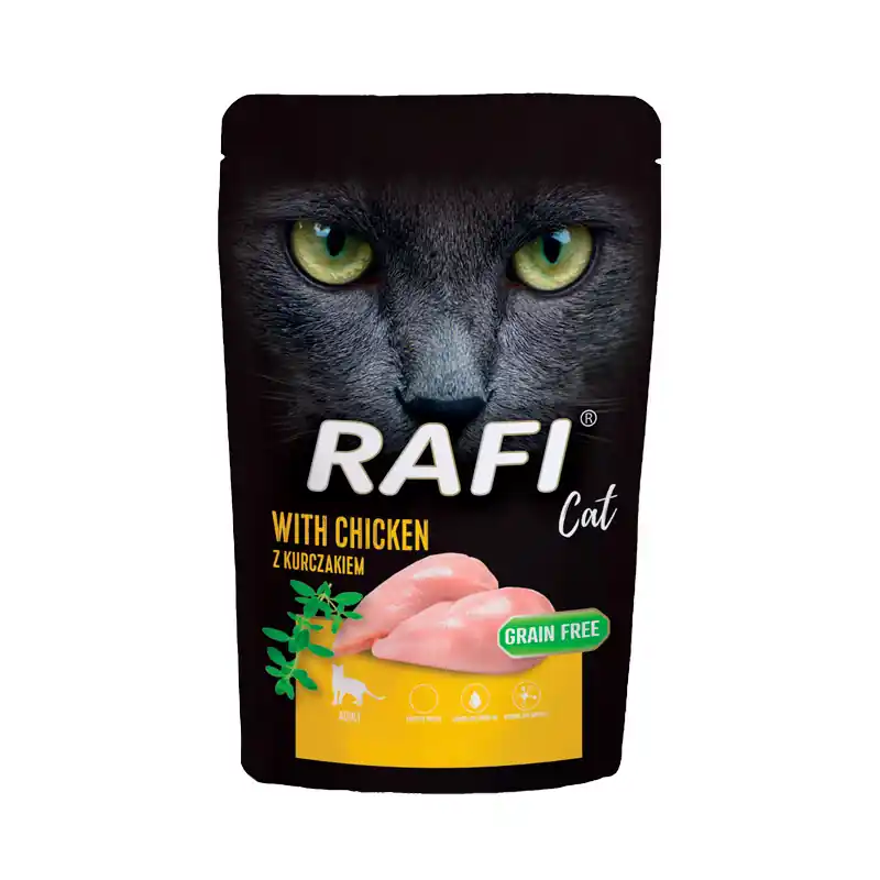 Mokra karma dla kota Rafi Cat Adult z kurczakiem 100 g Kup teraz