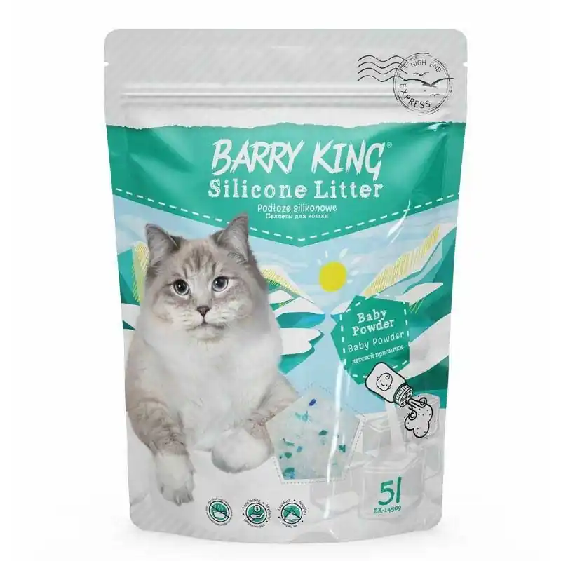 Barry King Baby Powder Żwirek dla kota podłoże silikonowe 5 l Ekspresowa dostawa