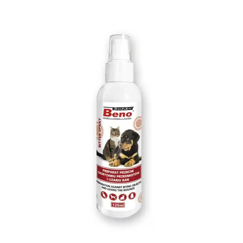 Super Beno Preparat przeciw obgryzaniu przedmiotów i lizaniu ran 125 ml Rabat
