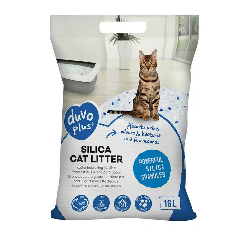 Duvo Plus żwirek silikonowy dla kota 16 l Zamów dziś