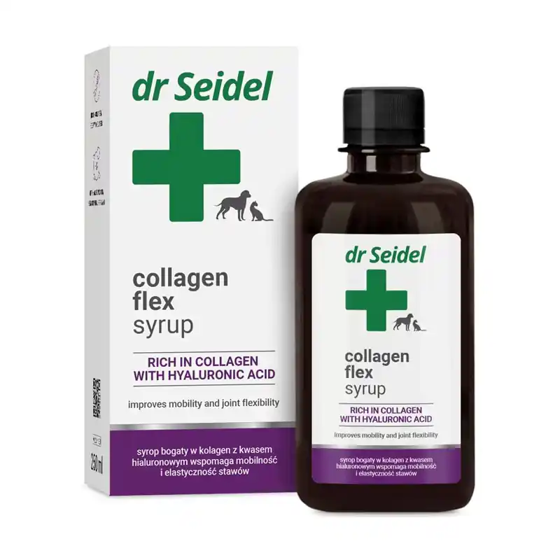 Kup online Dr Seidel Collagen Flex Syrup Preparat na stawy dla psa i kota 250 ml
