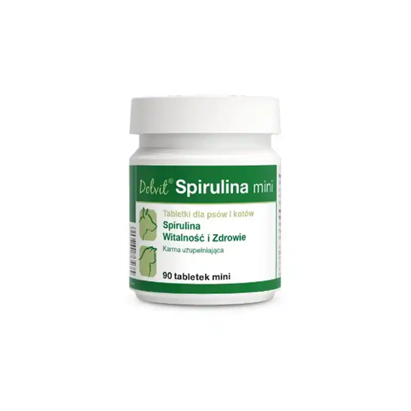Dolfos Dolvit Spirulina Mini tabletki dla psów i kotów wzmacnia układ odpornościowy 90 tabletek Ostatnie sztuki