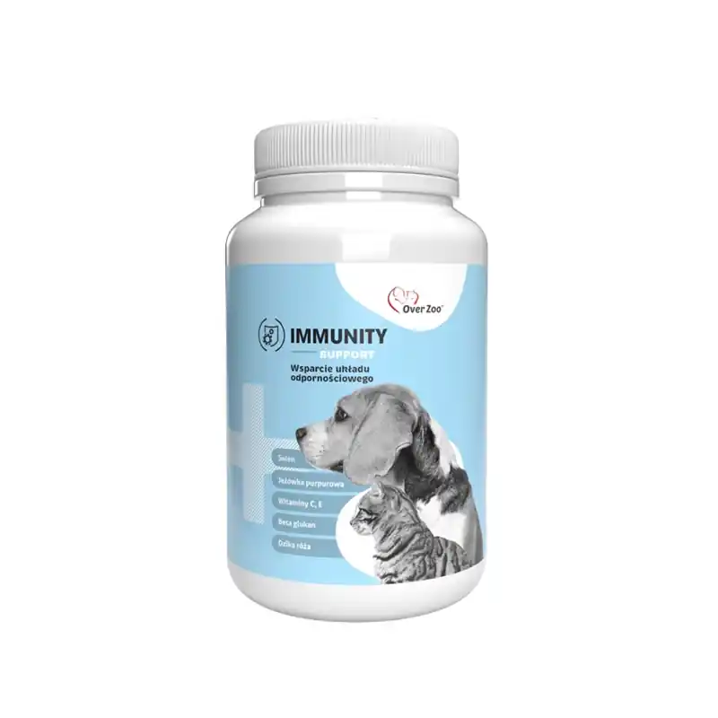 Over Zoo Immunity Support Wsparcie układu odpornościowego psa i kota 60 szt. Popularny