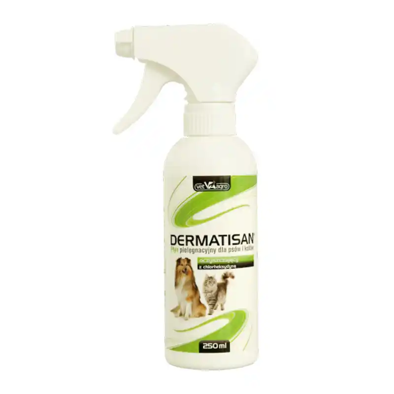 Dermatisan Płyn oczyszczający z chlorheksydyną dla psa i kota 250 ml Kup online