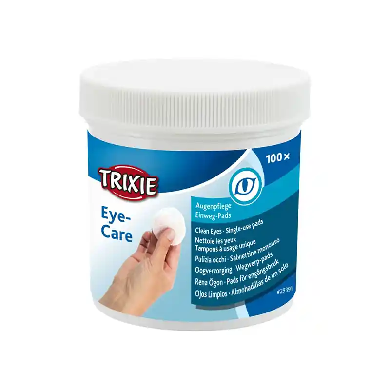 Oferta czasowa Trixie Eye Care Czyste oczy - chusteczki do pielęgnacji oczu psy, koty, gryzonie 100 szt