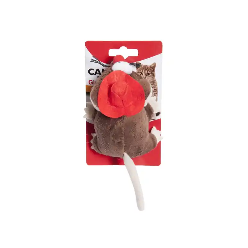 Nowość Camon Cat Toys Zabawka dla kota brązowa myszka