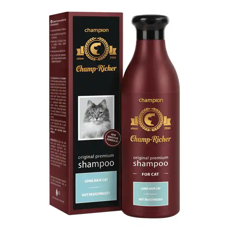 Ograniczona ilość Szampon dla kotów Champ-Richer długowłosych 250 ml