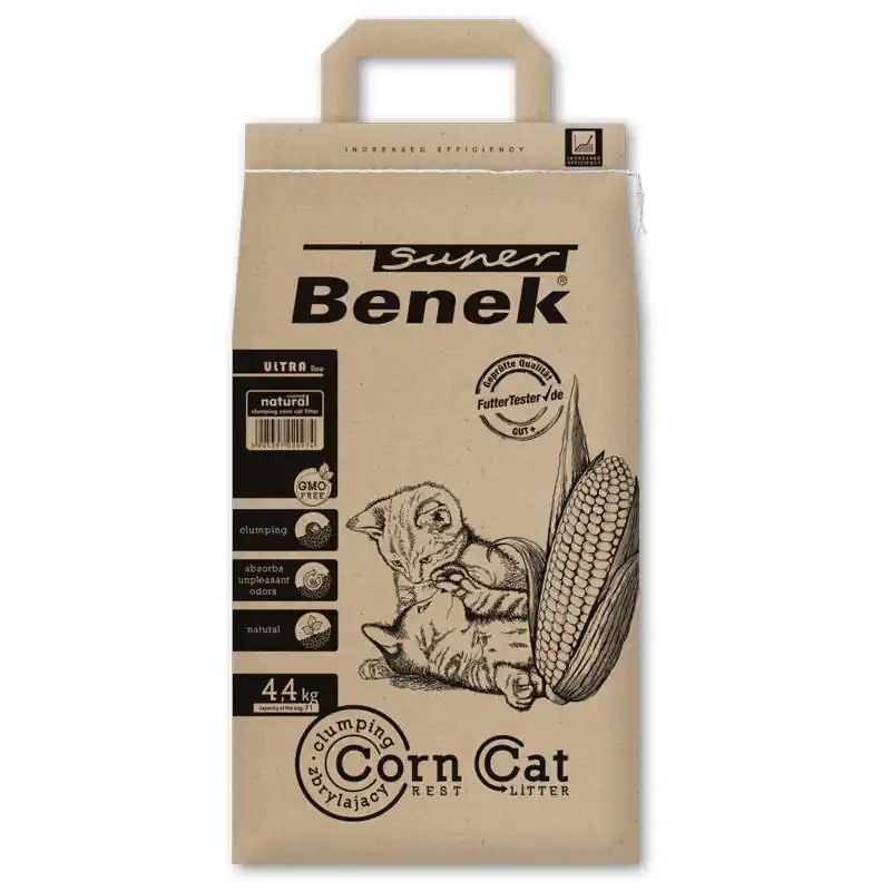 Żwirek dla kota Certech Super Benek Corn Cat Ultra Naturalny 7 L Tylko dziś