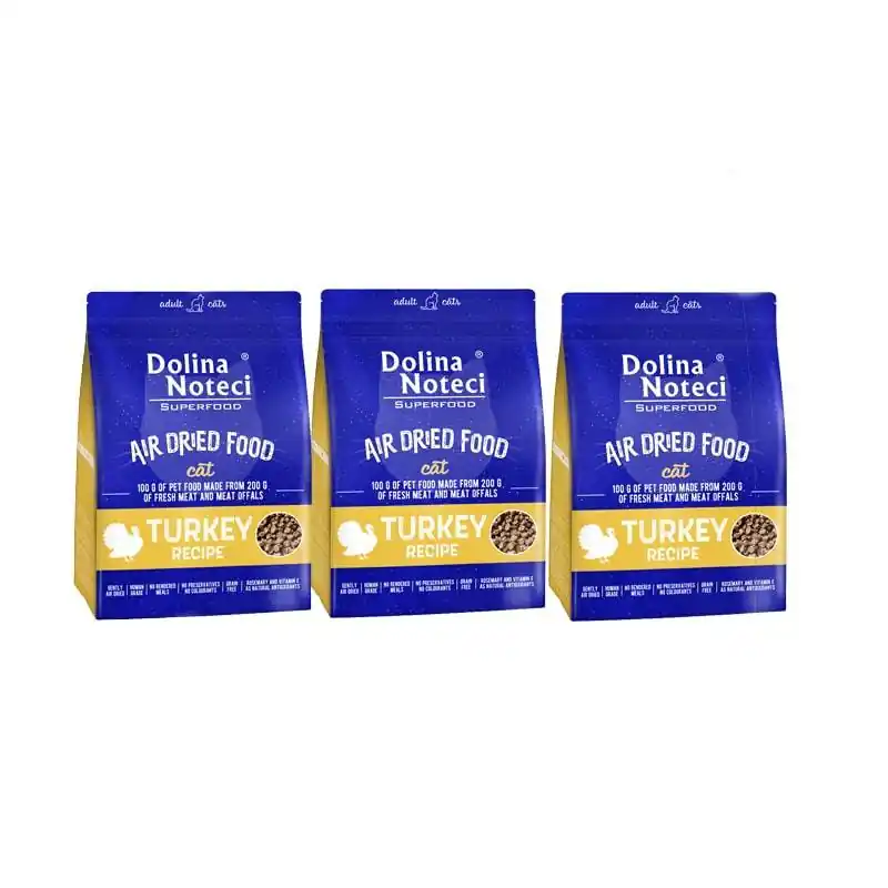 Kup teraz Dolina Noteci Superfood danie z indyka karma suszona dla kota 3 x 1 kg