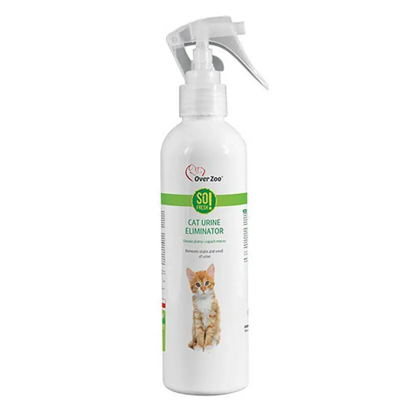 Do wyczerpania zapasów Over Zoo Cat Urine Eliminator preparat usuwający plamy odzwierzęce i nieprzyjemny zapach 250 ml