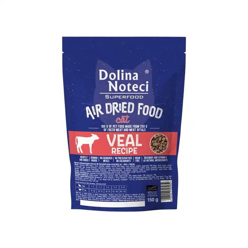 Dolina Noteci Superfood danie z cielęciny karma suszona dla kota 150 g Ostatnia szansa