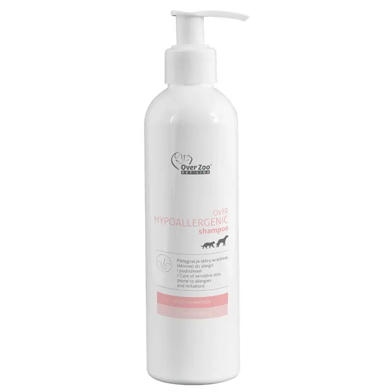 Over Zoo Over Hypoallergenic Shampoo Szampon dla psów i kotów 250 ml Nowy