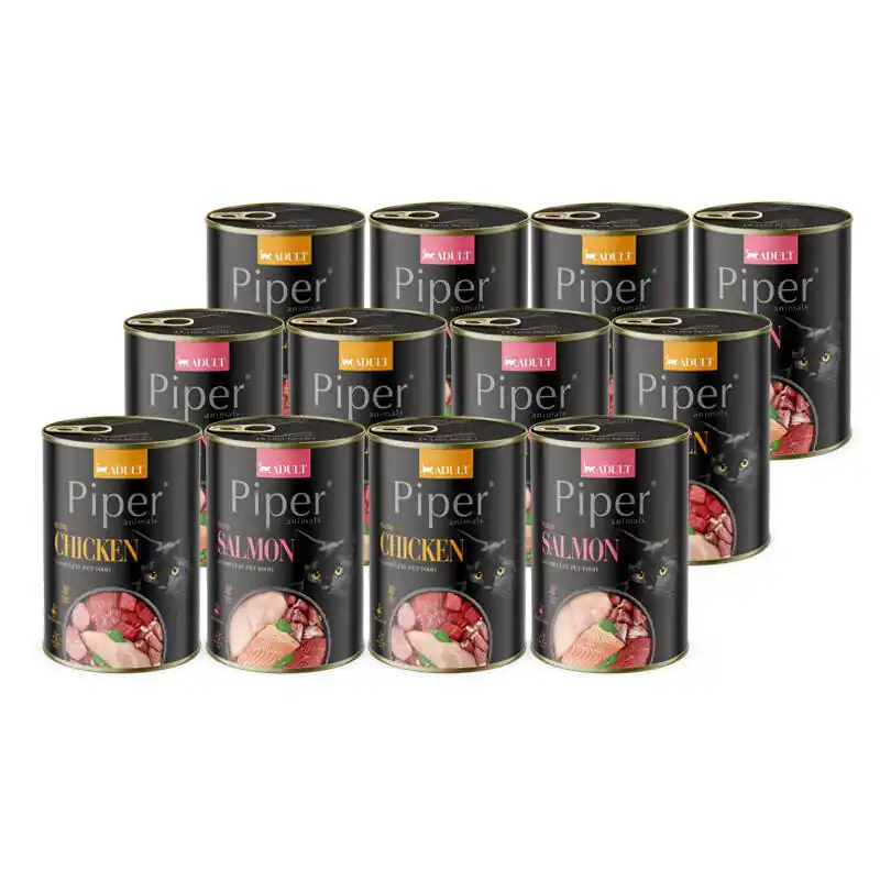 Mokra karma dla kota Piper Animals mix 12 x 400 g Obniżka ceny