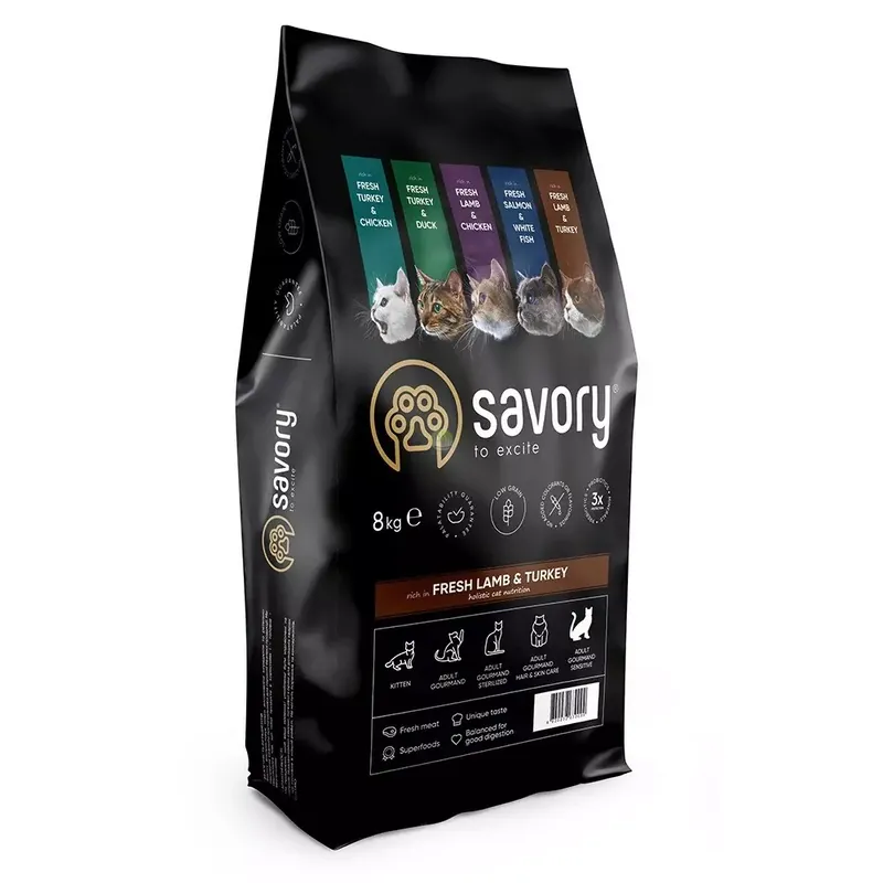 Super okazja Sv Adult Cat Sens Fresh Lamb&Turkey 8kg
