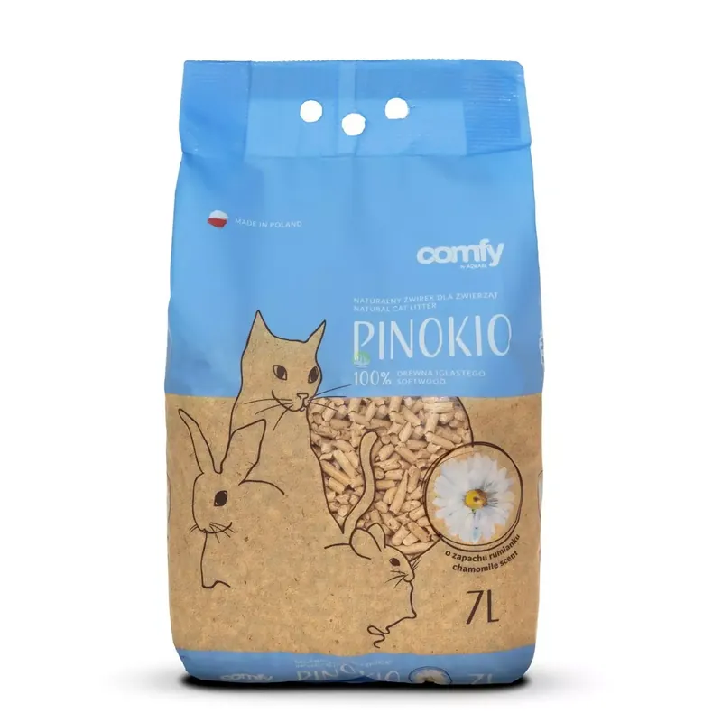 Zniżka Comfy Żwir Pinokio Drewniany Rumianek 7l