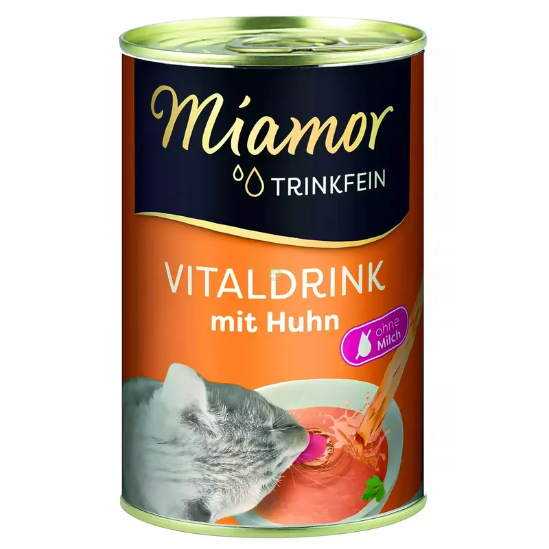 Szybka wysyłka Miamor Vitaldrink mit Huhnkurczakowa zupka dla kotów 135ml
