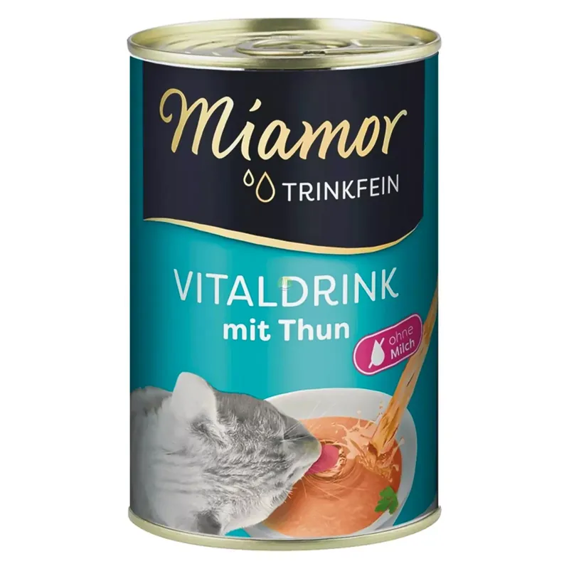 Miamor Vitaldrink mit Thuntuńczykowa zupka dla kotów 135ml Zamów dziś