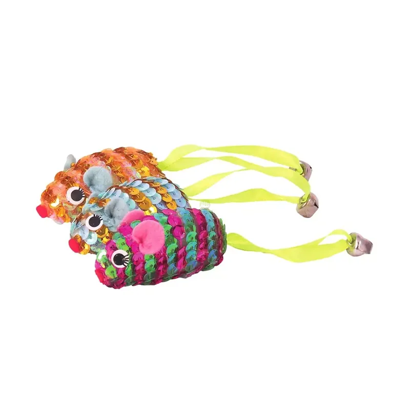 Wyjątkowa oferta K090 myszki cekiny 5cm, zestaw 3szt.