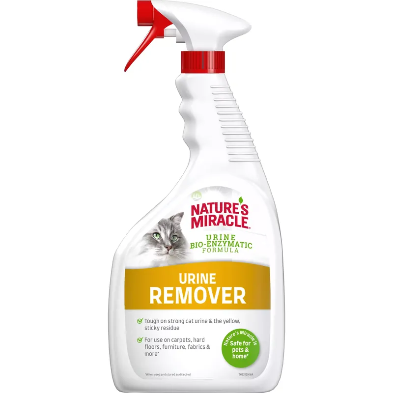 NATURES MIRACLE Płyn do usuwania plam i zapachu moczu kot URINE 946ml Nie przegap