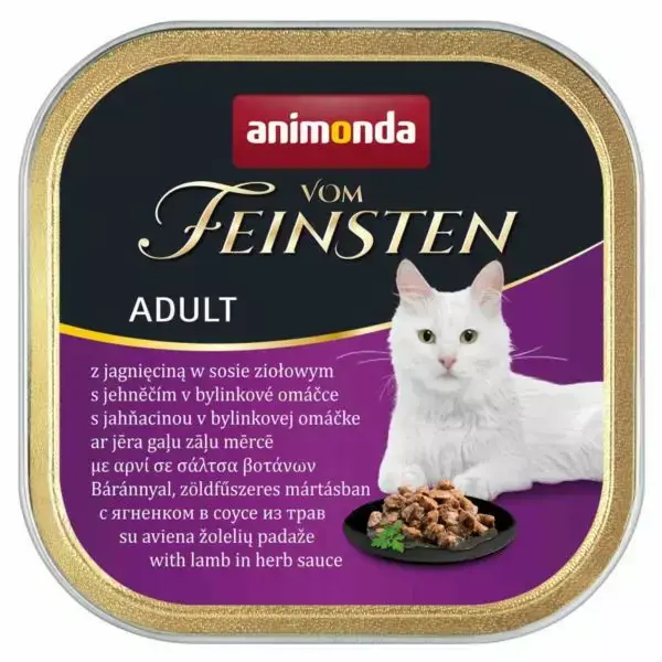 An Fein.gf Adult Jagnięcina W Zioł. Sosie 100g Kot Ostatnie sztuki