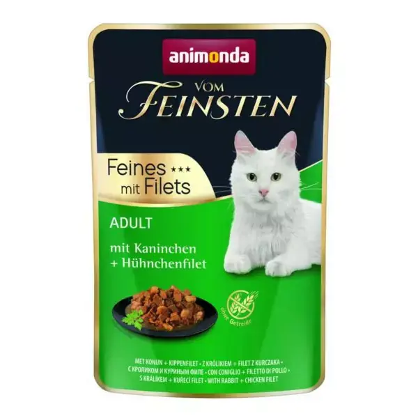 An Fein. Saszetka Królik,Filet Z Kurczaka 85g Kot Do wyczerpania zapasów