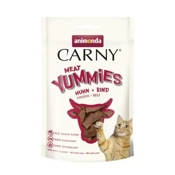 An Carny Yummies Kurczak/Wołowina 50g Kot Popularny