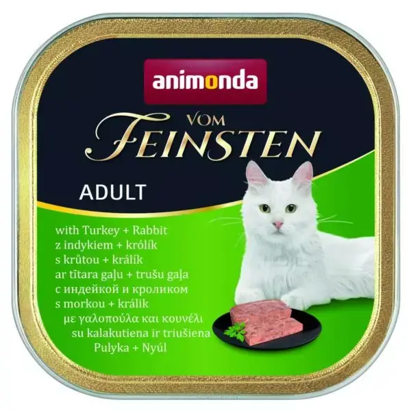 Zniżka An Fein. Adult Indyk I Królik 100g Kot