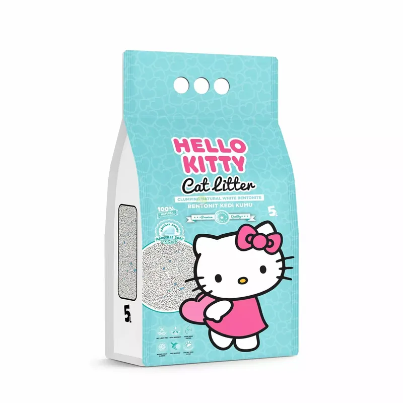 Bestseller Hello Kitty, żwirek bentonit dla kota, mydło marsylskie 5l