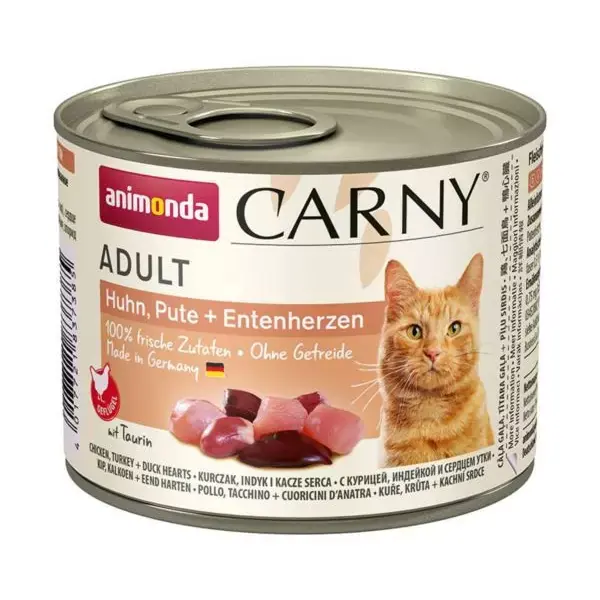 An Carny Kurczak,Indyk,Serca Kaczki 200g Kot Taniej