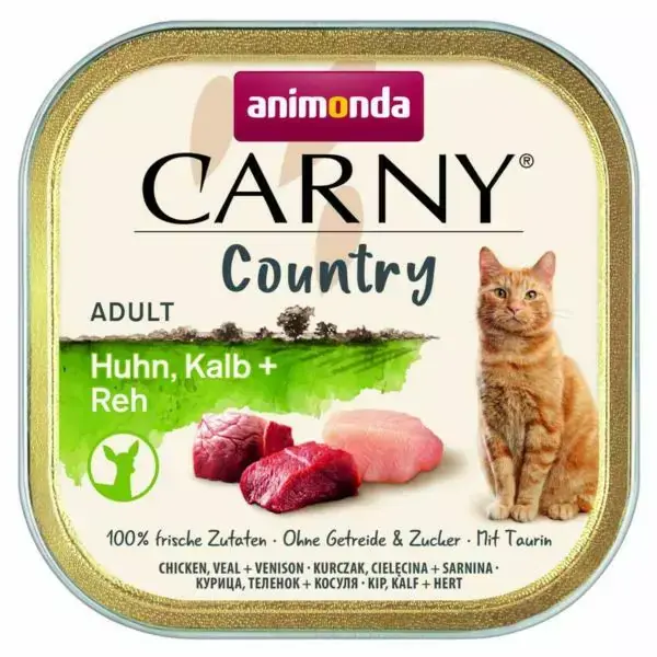 An Carny Country Kurczak/Cielęcina/Sarna 100g Kot Ostatnie sztuki
