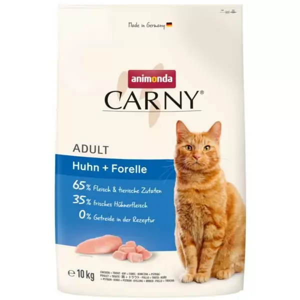 An Carny Adult Kurcz/Pstrąg Suche 10kg Kot Bezpieczne zakupy