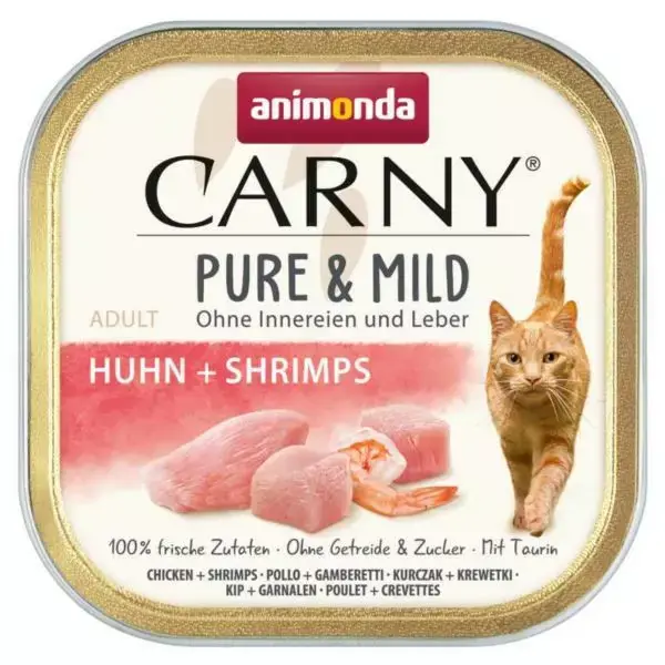 An Carny Adult Pure&Mild Kurczak/Krewetki 100g Szybka dostawa