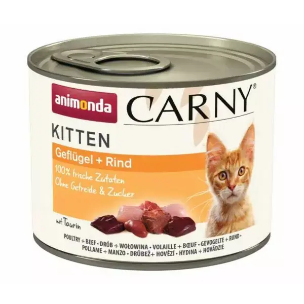 An Carny Kitten Drob,Wołowina 200g Kot Zamów teraz
