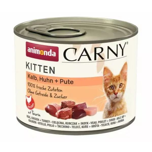 An Carny Kitten Cielęc,Kur,Indyk.200g Kot Ekspresowa dostawa