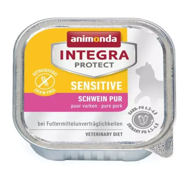 Popularny An Integra Protect Sens. Wieprzowina 100g Kot